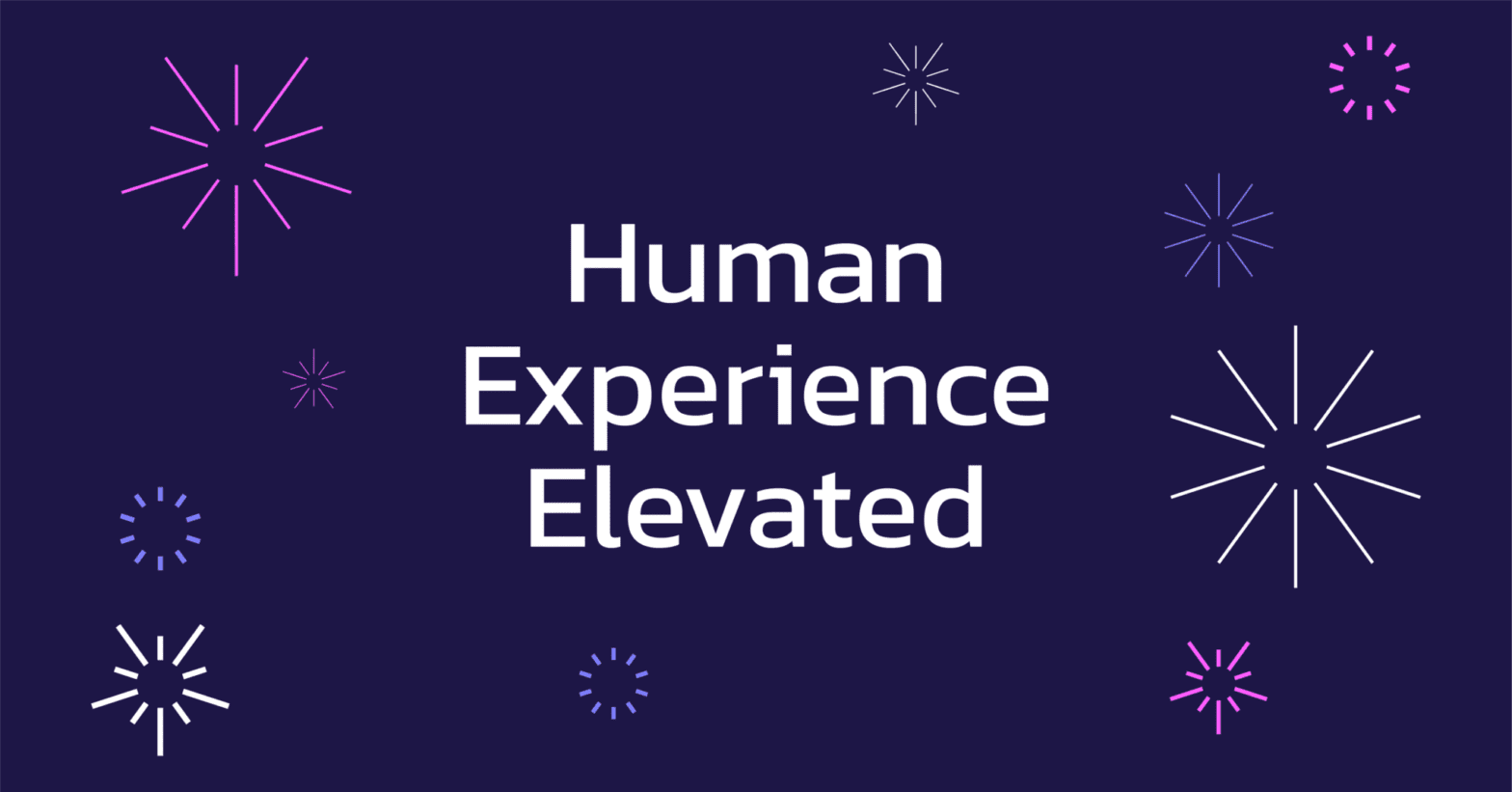 Human experience elevated graphic