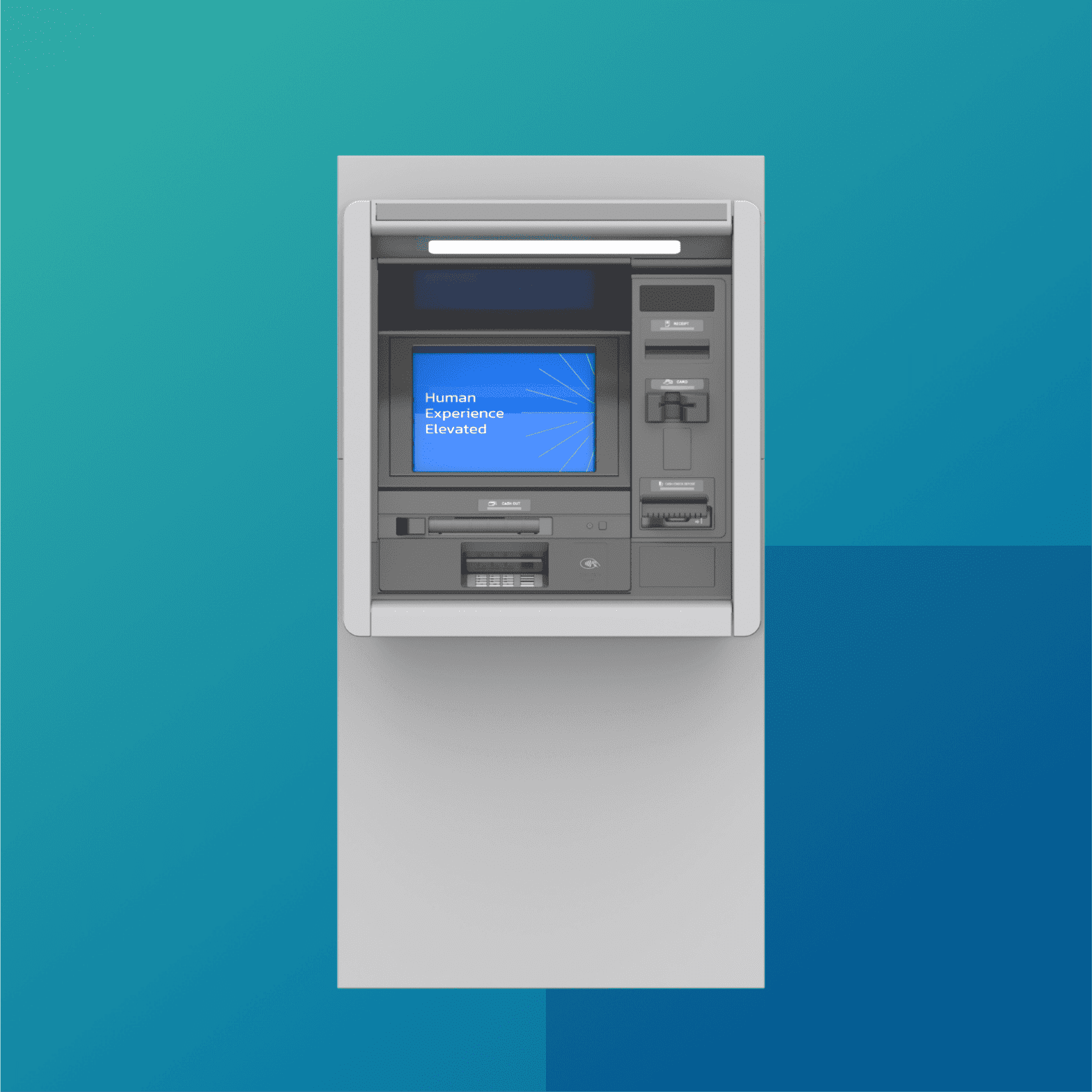 Hyosung 7T(MX7600TA) 이미지, Hyosung의 입증되고 신뢰할 수 있는 전체 기능의 벽면 통과형 ATM