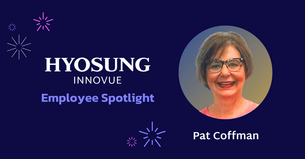 Pat Coffman Hyosung April Employee of the month